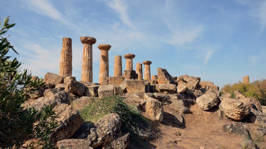西西里岛, 考古遗址, 寺庙的谷