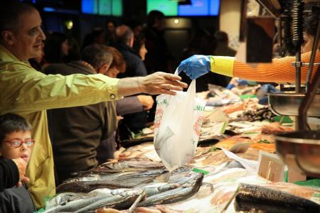 鱼市场, 购买, 海鲜, 鱼, 叫 rothmans, 食品, 市场