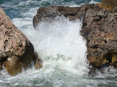 水, 岩石, 波, 自然, 自然, 海, 夏季