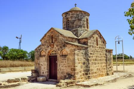 塞浦路斯, frenaros, 圣拉萨罗安德罗尼库斯, 教会, 东正教, 中世纪, 宗教