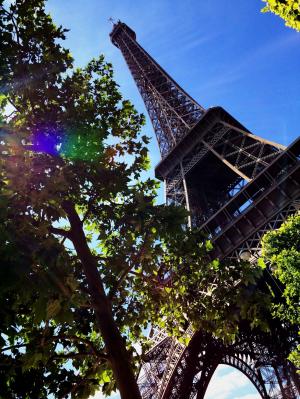 埃菲尔铁塔, 巴黎, 法国, 具有里程碑意义, 著名, 旅游, 法语