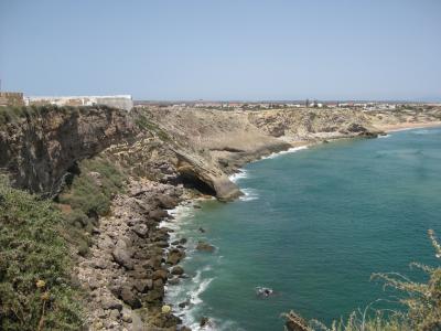 葡萄牙, 萨格里什, 悬崖, 海洋, 水, 海滩, 岩石