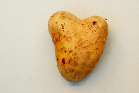 心, 块茎, 马铃薯, 爱, 符号