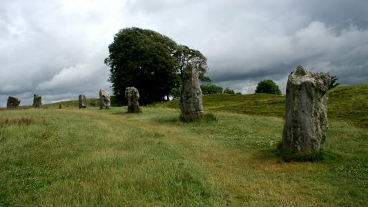 石头, 圈子, 伯, 英格兰, 凯尔特人, 德鲁伊, 纪念碑