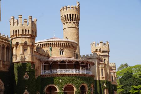 城堡, 宫, 皇家, 班加罗尔, 建设, 著名, 具有里程碑意义