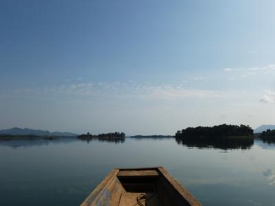 老挝, 湖, 水, 船舶, 自然, 心情, 休息