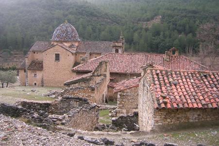 西班牙, 村庄, 废墟, 教会, 圆顶, 瓷砖