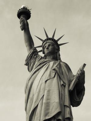 自由女神像, 埃利斯岛, 纽约, 爱国, 历史, 纪念碑, 曼哈顿
