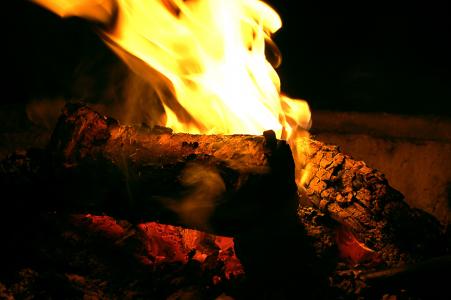 消防, 篝火, 木材, 坯, 埃尔达, 热, brinn