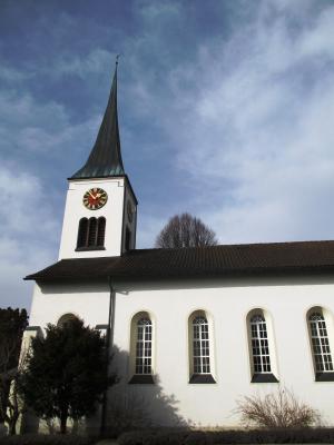 教会, 塔, hauptwil, 钟塔, 建筑, 立面, 窗口