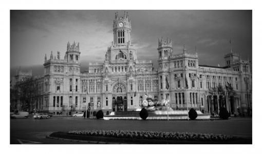 马德里, 一同, 城市, 母纪念碑, 立面, 宫, 建设