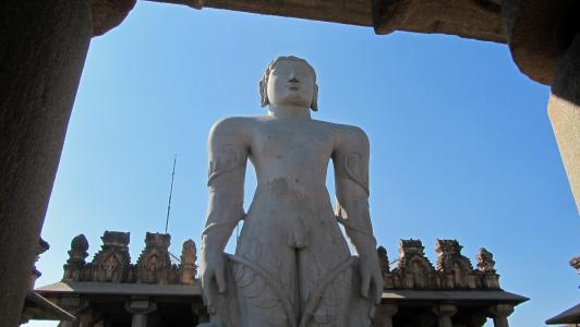 shravanbelagola, gomateshvara, bahubali 雕像, jainheiligtum, 印度
