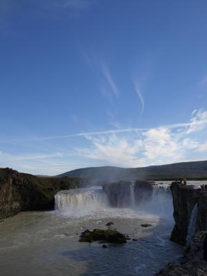 冰岛, 景观, 瀑布, 水