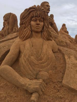 沙子, 桑德堡, 海滩, 沙雕, 沙子雕塑, 图稿, 葡萄牙
