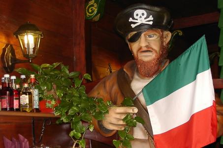 意大利, 海盗, 雕塑, 海盗船