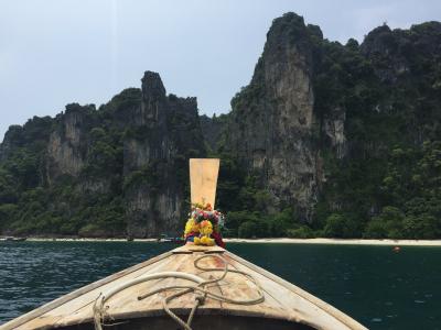 泰国, 海, 小船, 皮皮岛, 旅行, 景观, 夏季