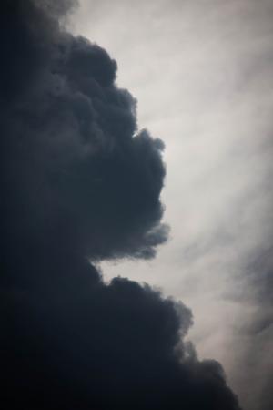 云彩, 天堂, 威胁云, 自然, 风暴
