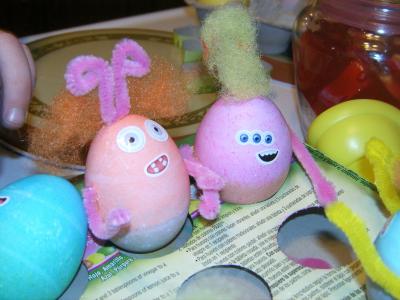 复活节, 鸡蛋, 复活节彩蛋, 假日, 春天, 装饰, 怪物