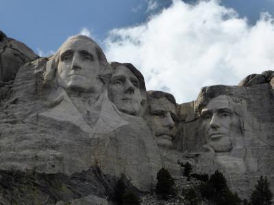 拉什莫尔山, 美国, 纪念碑, 假日, 拉什莫尔山国家纪念碑, 亚伯拉罕 · 林肯, 乔治 · 华盛顿