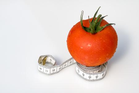 卷尺, 番茄, 卷带测量, 蕃茄在磁带说谎, 保佑你, 删除, 健康