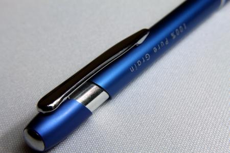 钢笔, 圆珠笔, 蓝笔, 特写, 单个对象