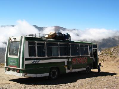 公共汽车, 安第斯山脉, 旅行, 道路, 运输, 山谷, 阿根廷