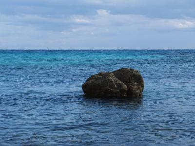 海, 岩石, 水, 地中海, 天空, 夏季, 石头