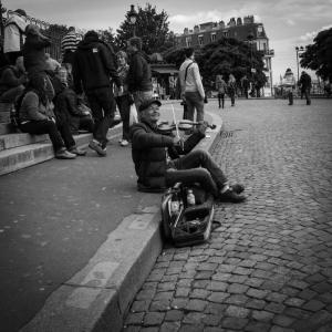 巴黎, 蒙马特尔, 街头音乐家, 神圣的心