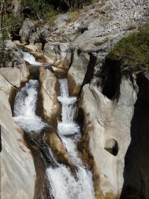 sapadere, 土耳其, 自然, 瀑布, 岩石-对象, 河, 流