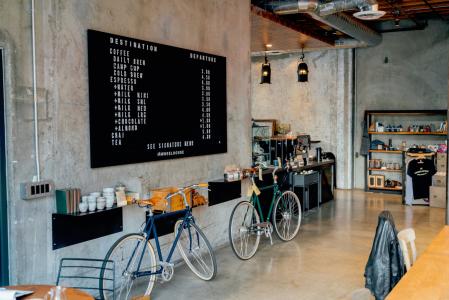 地方, 餐厅, 咖啡厅, 商店, 内政, 自行车, 咖啡