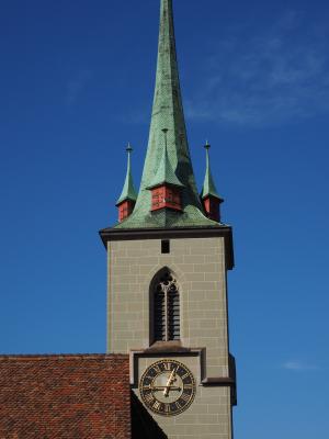 教会, 尖塔, nydeggkirche, 伯尔尼, 建设, 建筑