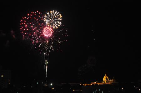 烟花, 晚上, 新的一年, 庆祝活动, 火-自然现象, 爆炸, 烟花汇演