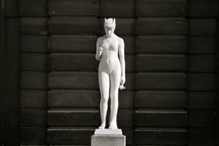雕像, 女人, 裸体, 女性, 雕塑, 欧洲, 女士