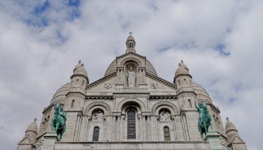 巴黎圣母院, 蒙马特尔, 巴黎, 法国, 浪漫, 圣心大教堂, 具有里程碑意义