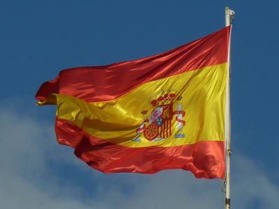 西班牙, 国旗, 天空, 颤振, 符号, 国家的颜色
