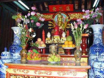 越南, 寺, 祭坛, 产品, 精神, 佛教, 宗教