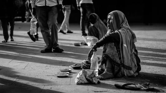 街道, 乞丐, 无家可归者, 贫困, 可怜, 人, 无家可归者