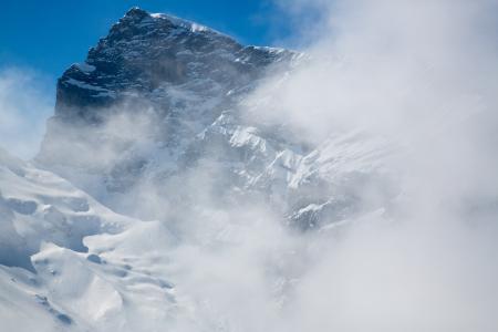 山脉, 铁力士山, 瑞士, 山风景, 雪, 冰川, 高山