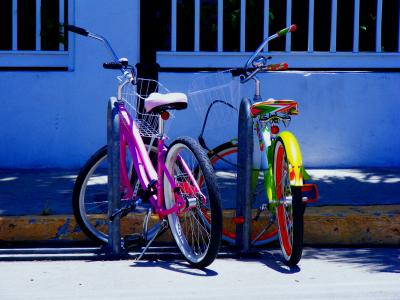 自行车, 自行车, 两个, 车轮, 运输, 骑自行车, 多彩