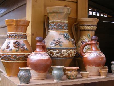 陶瓷, 粘土, 工匠, 民间, 自决, 壶, 画