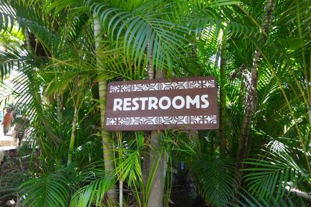 夏威夷, 热带, 标志, 厕所, 公园, 标志, 自然
