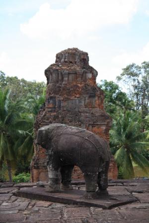 柬埔寨, 吴哥窟, 节日, 废墟, 寺, 大象, 森林