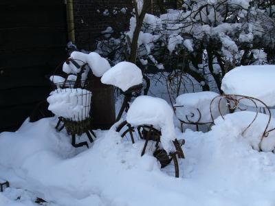 冬天, 雪, 弗罗斯特, echten, 德伦特, 冬天的场景, 冰柱