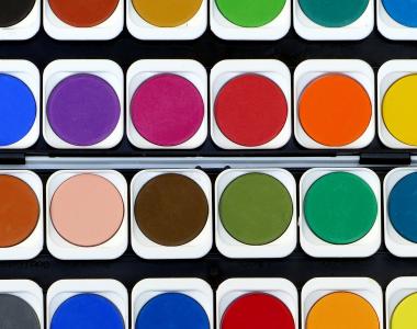 颜色, 多彩, 水彩, 规例, 颜料盒, malkasten, 绘画