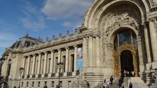 巴黎, 小皇宫, 第十九世纪, 建筑, 著名的地方, 欧洲, 立面