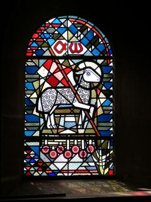 教会的窗口, 上帝的羔羊, 教会, 窗口, 彩色玻璃, 彩色玻璃窗口, 信心