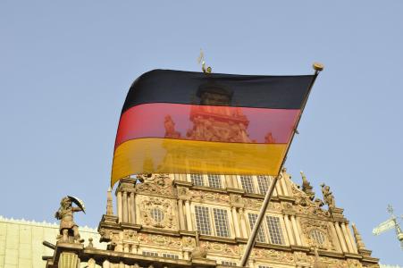 德国国旗, 德国, 黑色红金, 国旗, 国家的颜色, 德国颜色, 不莱梅