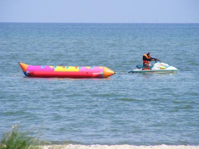 香蕉船, 水上运动, 海, 活动, 假日, 海滩, 度假