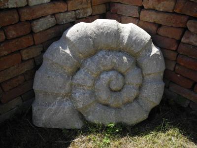 石头, 蜗牛, 花园, 壳, 螺旋, 艺术, 装饰