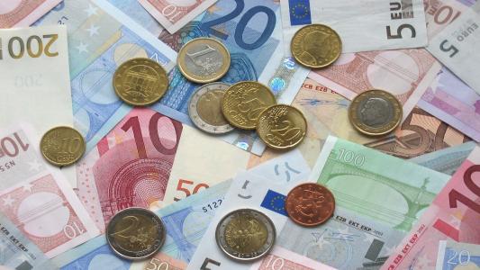欧元, 钞票, 硬币, 欧洲货币, 业务, 贸易, 财务